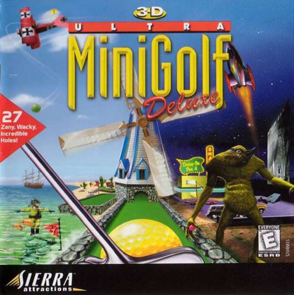 3-D Ultra Minigolf Deluxe Cover Art