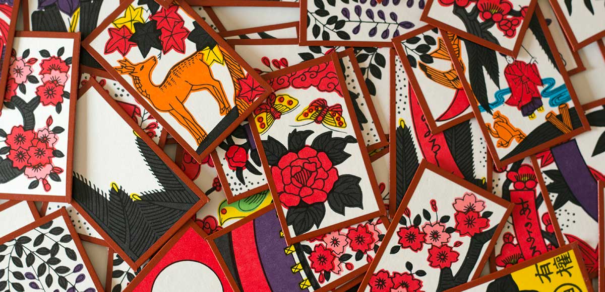 Pile Of Hanafuda Cards