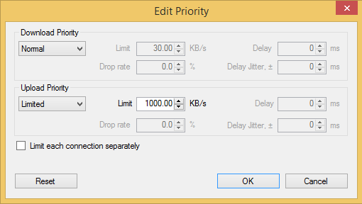 NetBalancer Bandwidth Rules