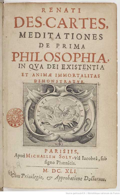Meditations on First Philosophy, Descartes
