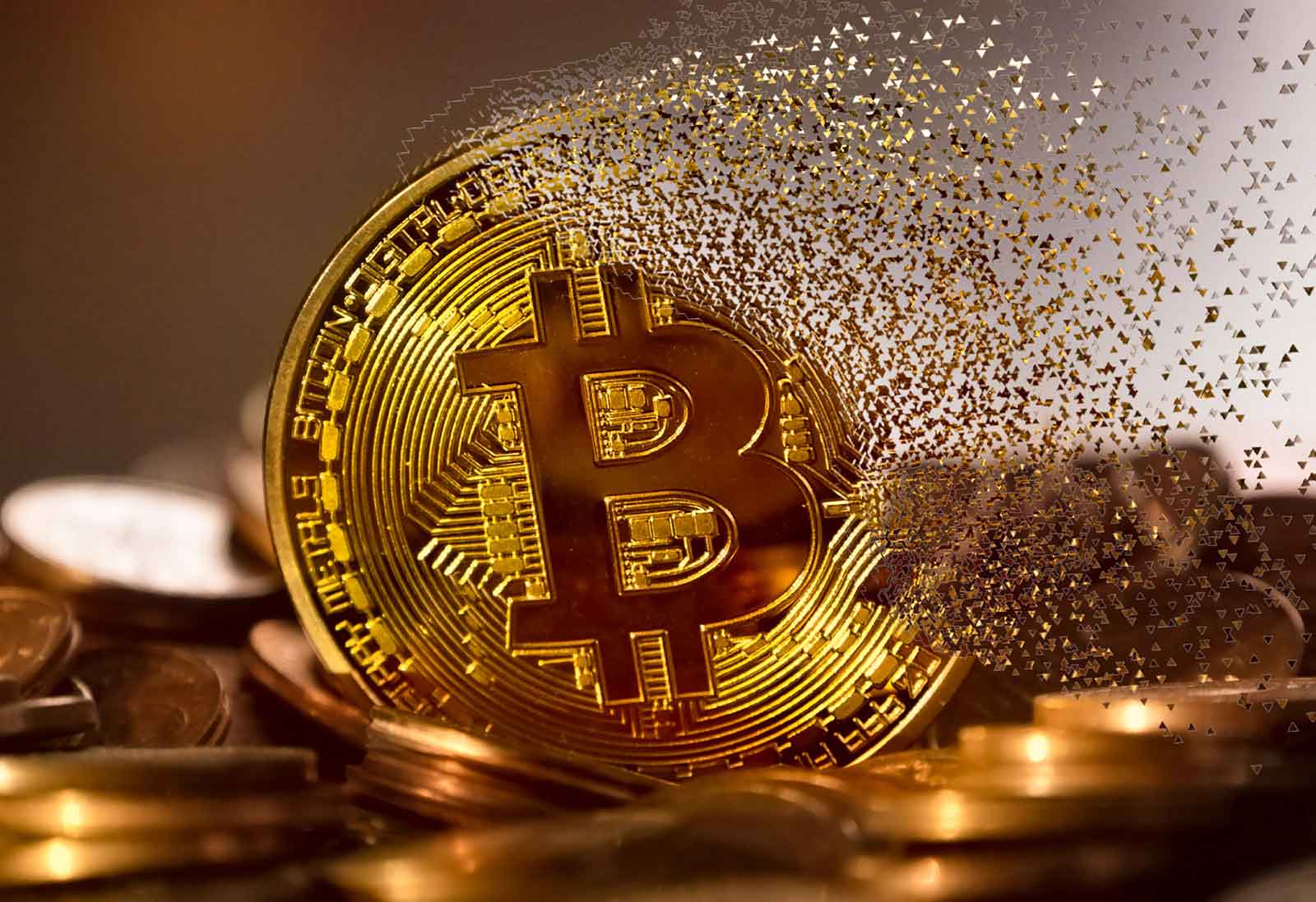 Bitcoin Evaporating Photo